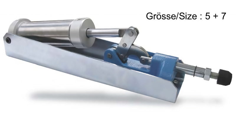 P55 Schubstangen Pneumatikspanner Grösse 5 und 7