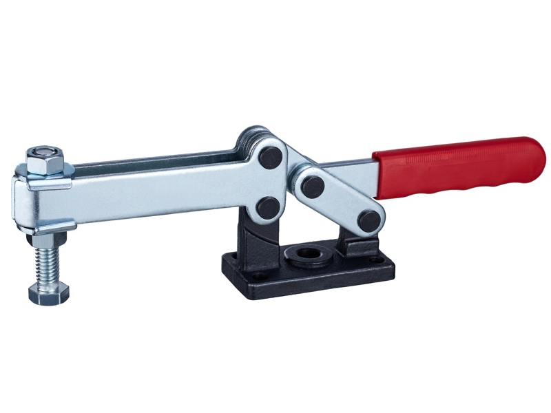204-GL Schnellspanner horizontal schwere Ausführung Fuss Gusseisen langer Spannarm 6360N