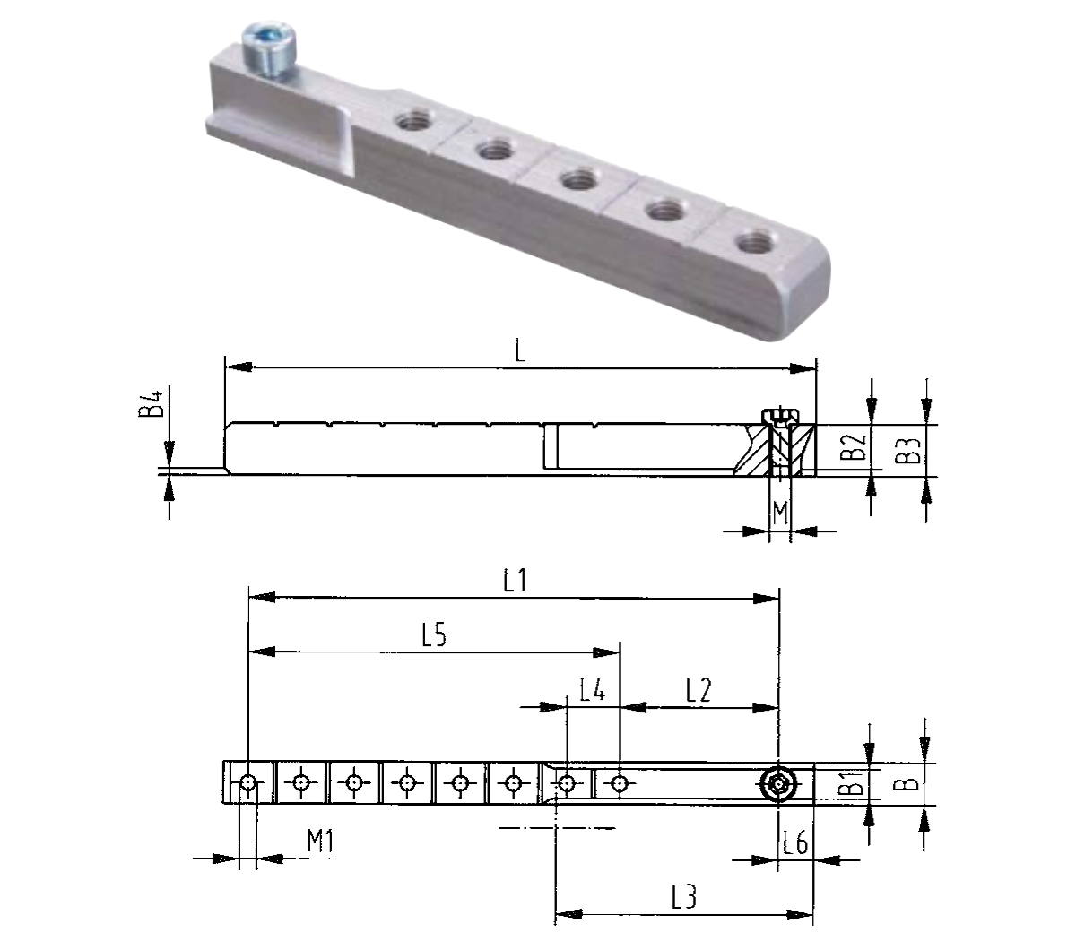 Schnellspanner Zubehör - MS10/32 Haltearmverlängerung Spannarmverlängerung für Handspanner Schnellspanner