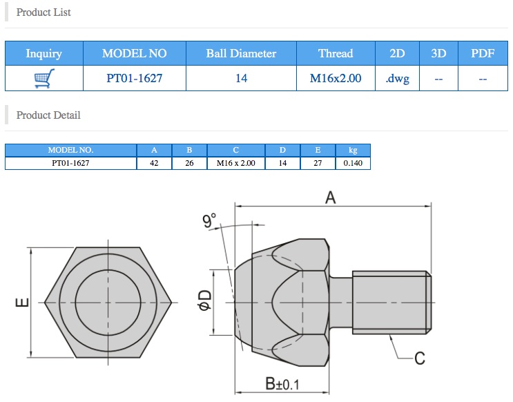 PT01-1627 Pendelauflage plan