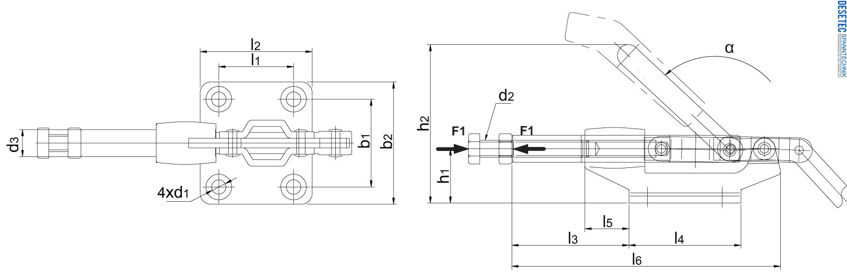 Technische Zeichnung DST-304/305