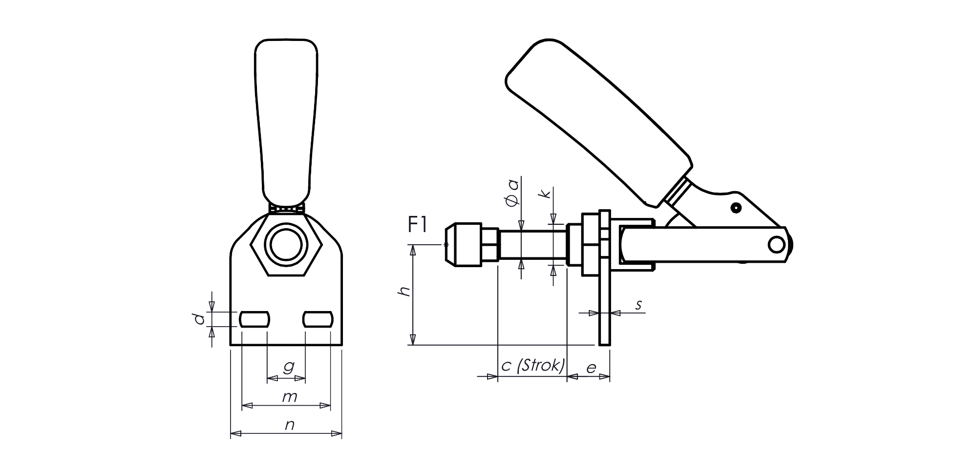 Technische Zeichnung M60D