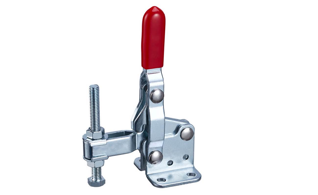 DST-10752-BSS Senkrechtspanner-Vertikalspanner mit waagrechtem Fuss 800N EDELSTAHL