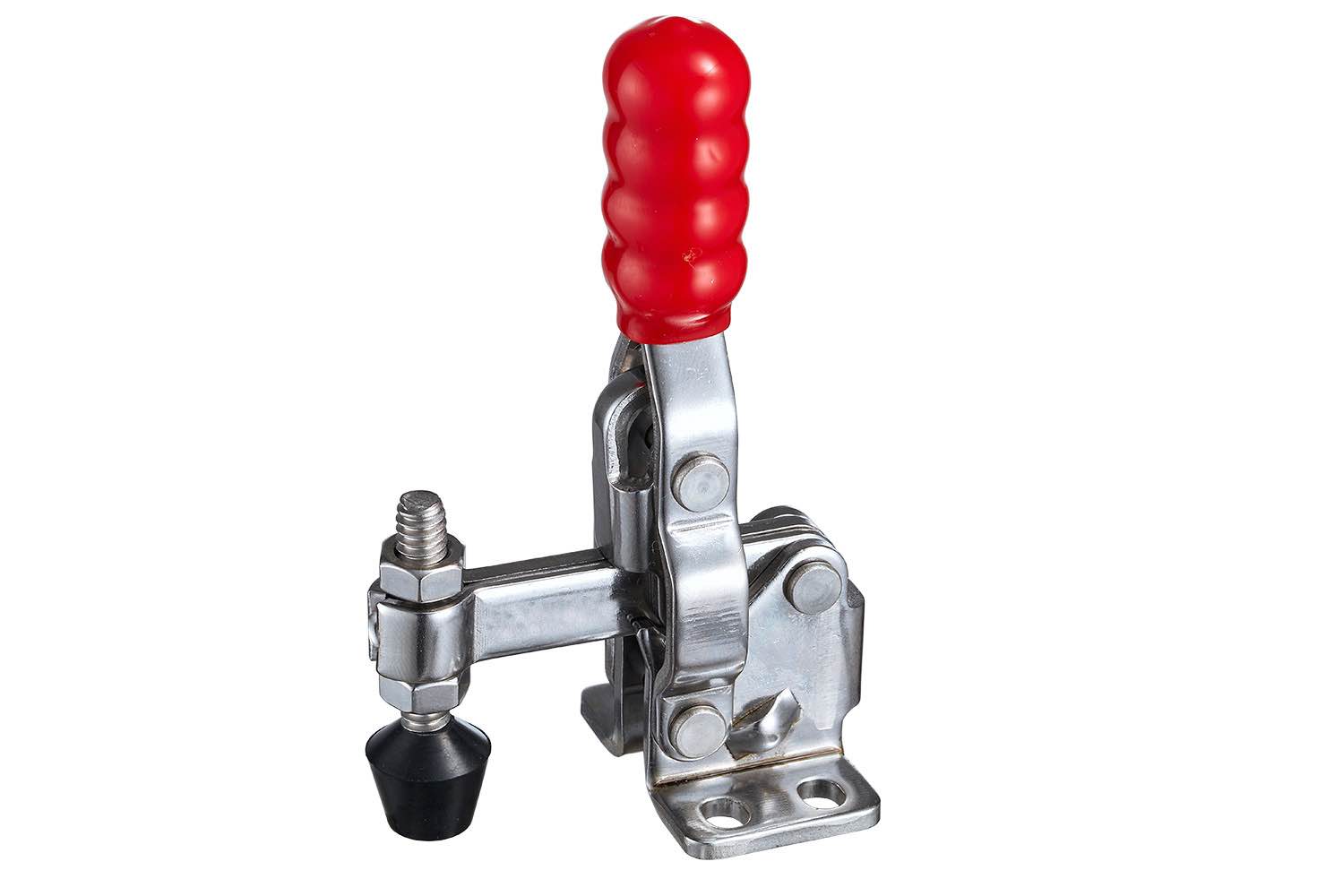 DST-12050-SS Senkrechtspanner Vertikalspanner waagrechter Fuss EDELSTAHL 910N