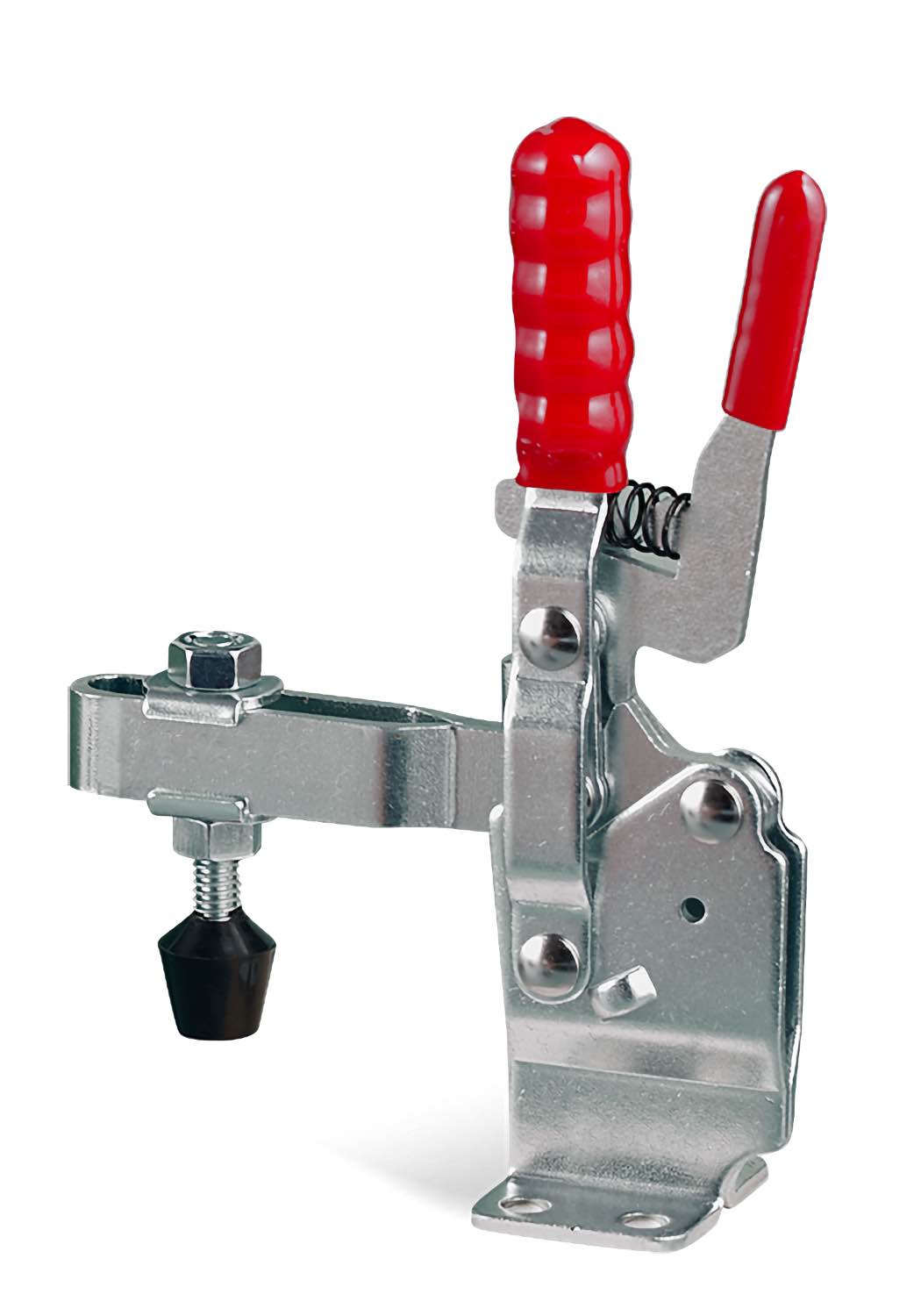 DST-12130-HBL Senkrechtspanner, hohe Version mit waagrechtem Fuss und Sicherheitsverriegelung 2270N