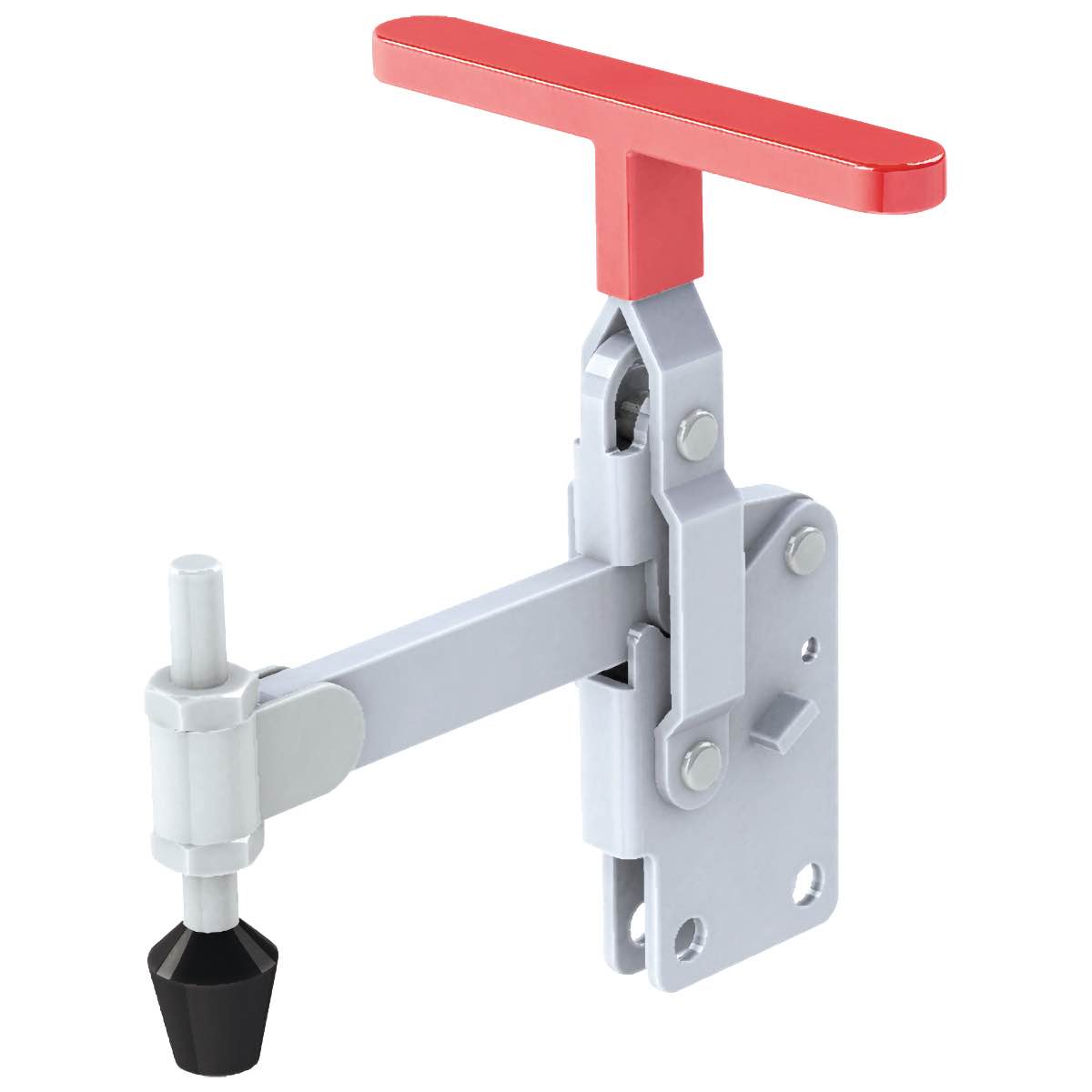 DST-12300 Senkrechtspanner T-Handgriff senkrechter Fuß massiver Spannarm 3400N