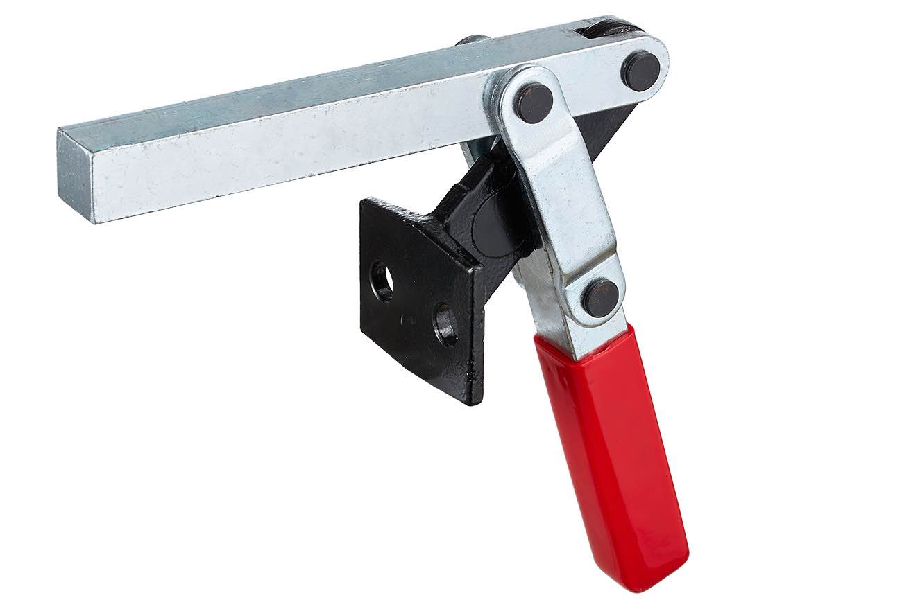 DST-75027-SM Vertikal Kniehebelspanner fuer schwere Lasten mit Frontbefestigung 4500N