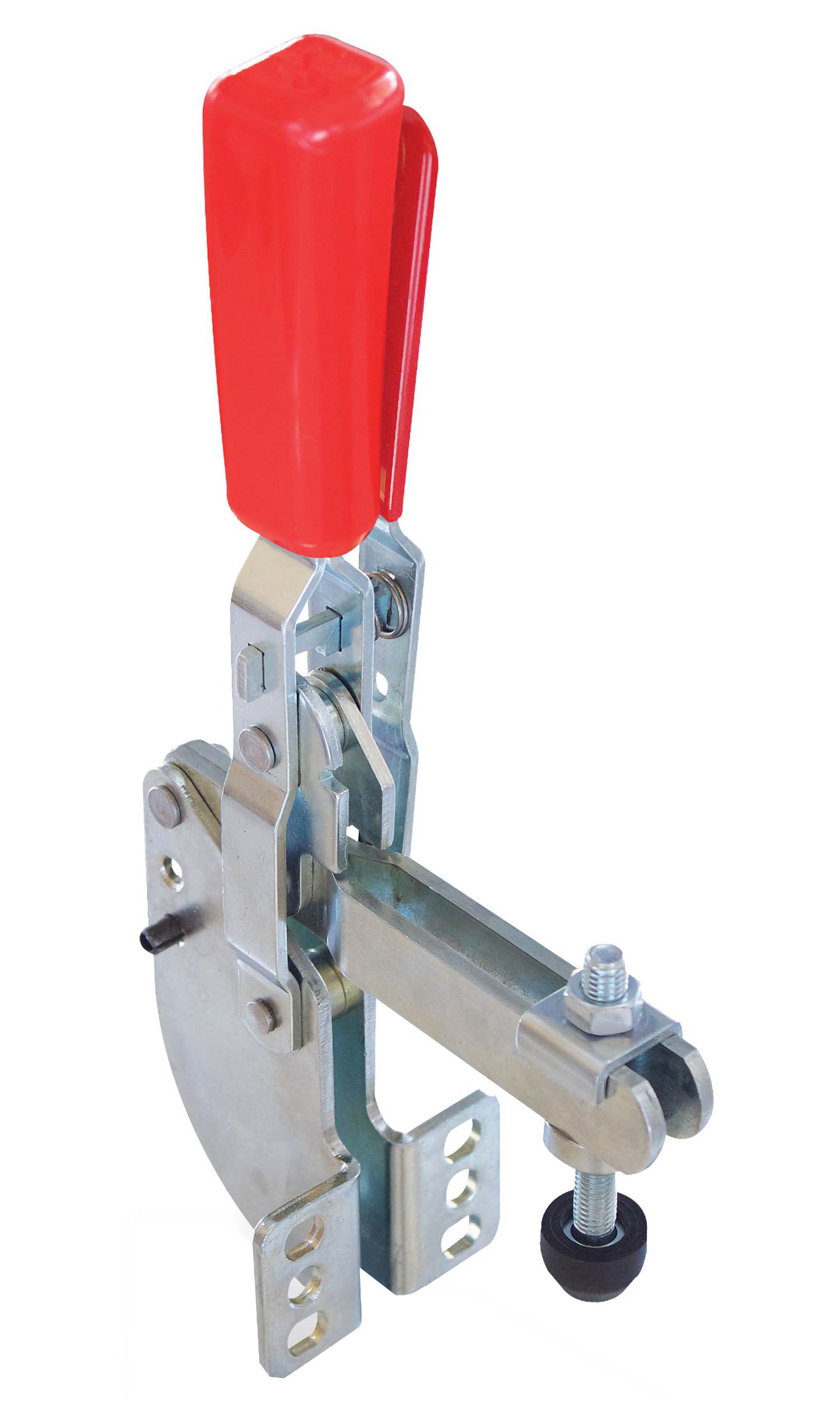 M12S Senkrechtspanner mit Winkelfuss und Sicherheitsverriegelung