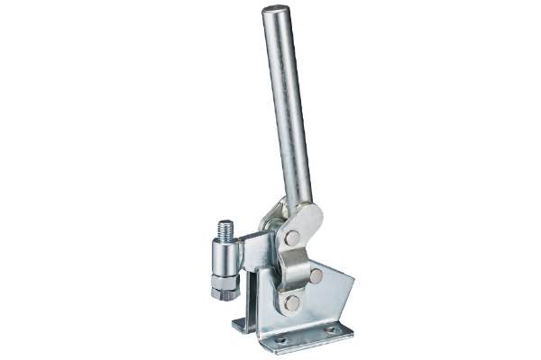 DST-10648Vertikal-Kniehebelspanner für Schweissvorrichtungen mit waagrechtem Fuß 4500N