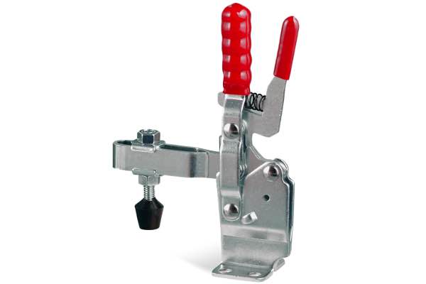 DST-12130-HBL Senkrechtspanner, hohe Version mit waagrechtem Fuss und Sicherheitsverriegelung 2270N