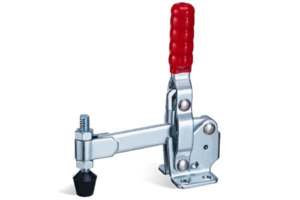 DST-12140 Senkrechtspanner-Vertikalspanner waagrechter Fuß massiver Spannarm 2270N