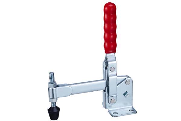 DST-12275 Senkrechtspanner-Vertikalspanner waagrechter Fuß massiver Spannarm 3400N