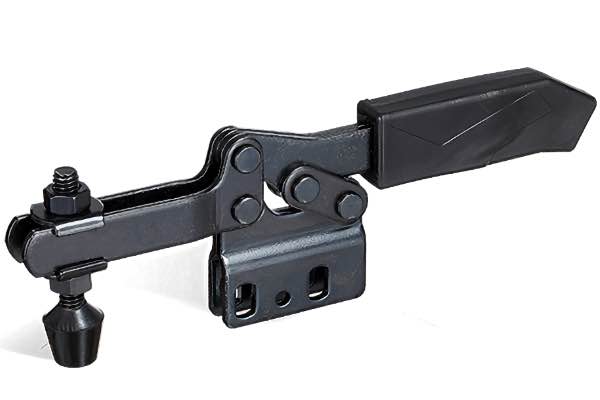 DST-2602-B Schwarzer Waagrechtspanner mit senkrtechtem Fuss  für optische Messtechnik, 1850N