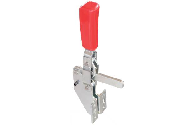 M12L Senkrechtspanner mit Winkelfuß und massivem Haltearm