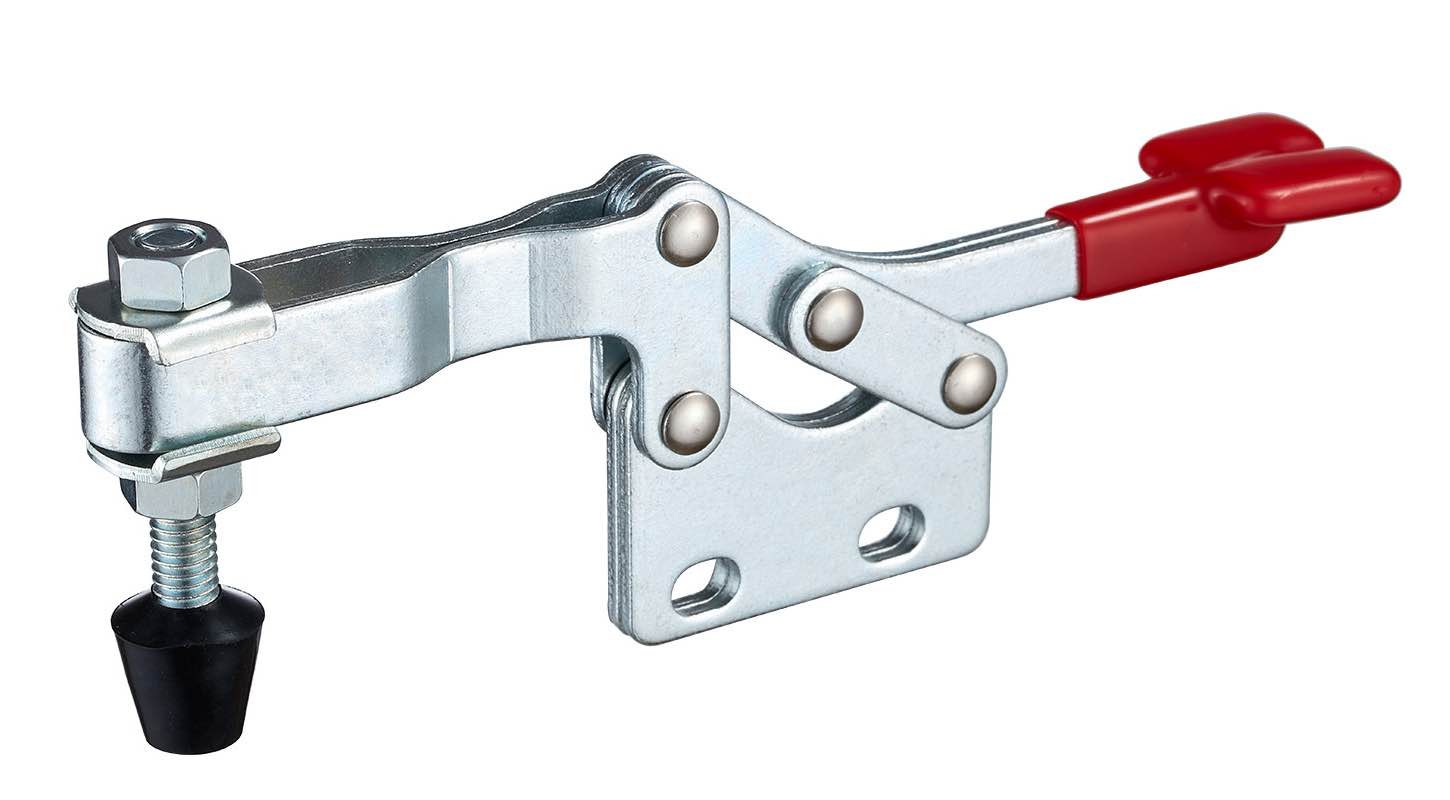 DST-22170 Horizontal-Kniehebelspanner mit senkrechtem Fuß 2500N