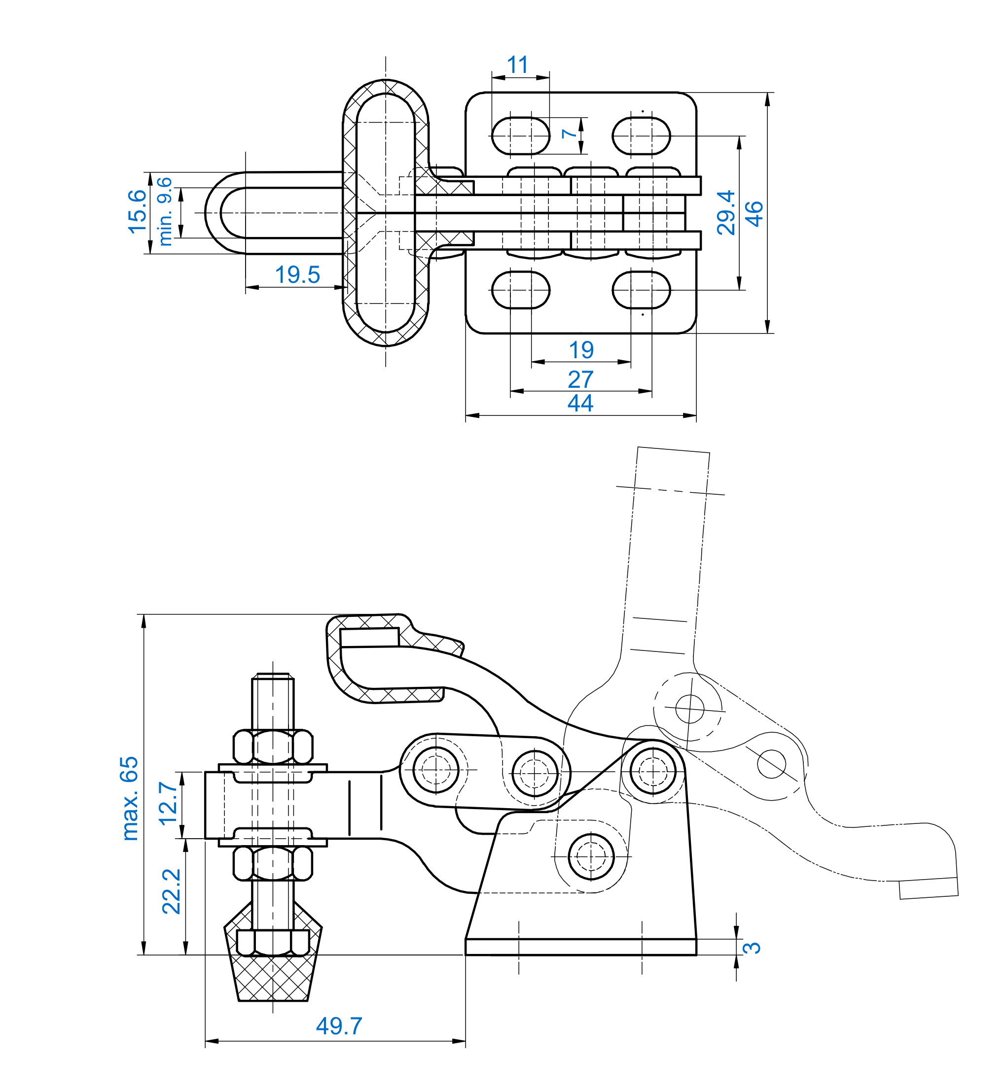 Technische Zeichnung DST-13007